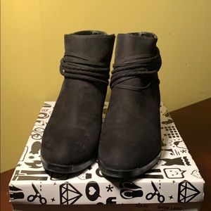 Black ankle boots